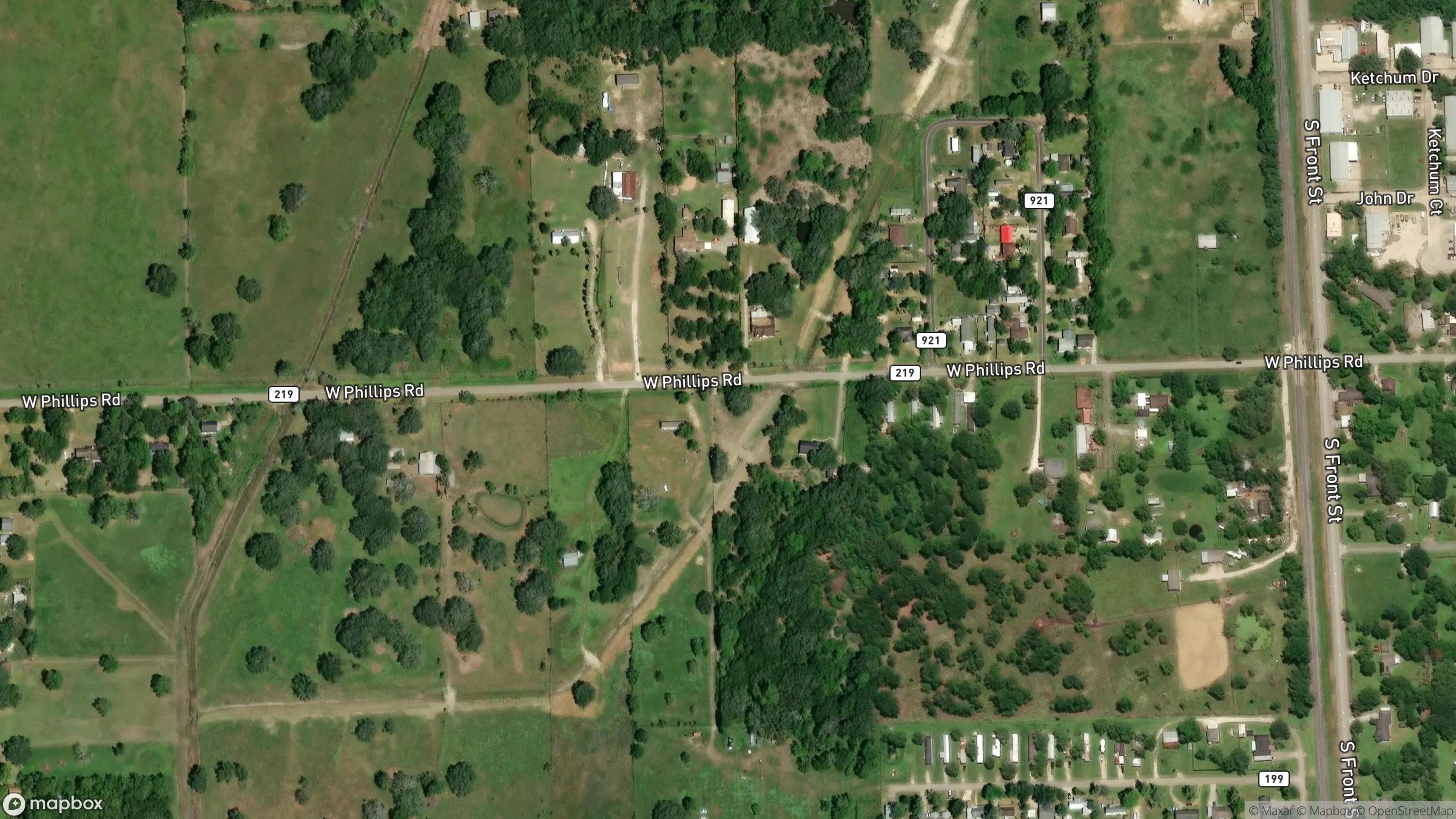 Aerial view of 0 COUNTY RD 219/E PHILLIPS RD