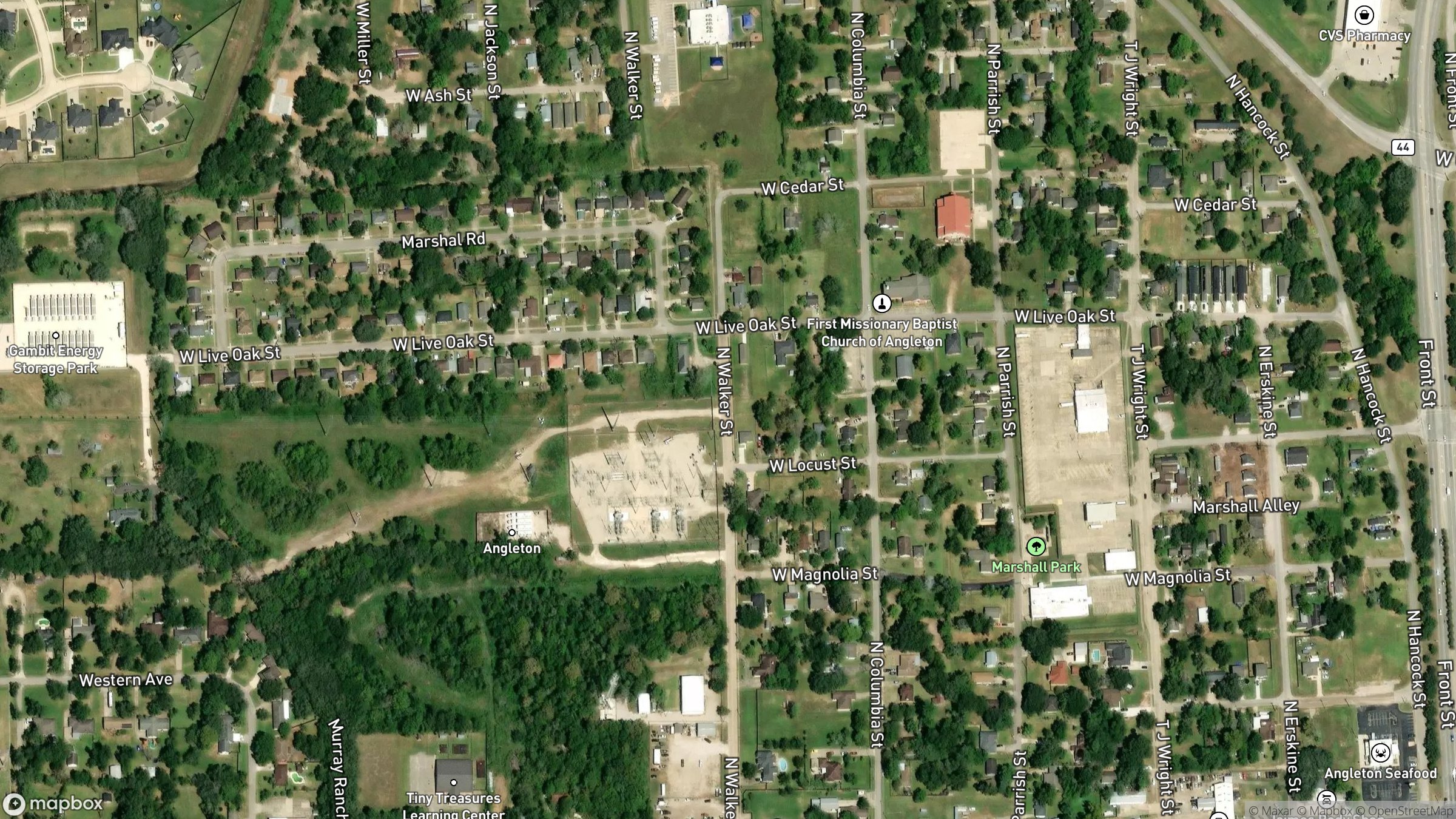 Aerial view of 0 N Walker St