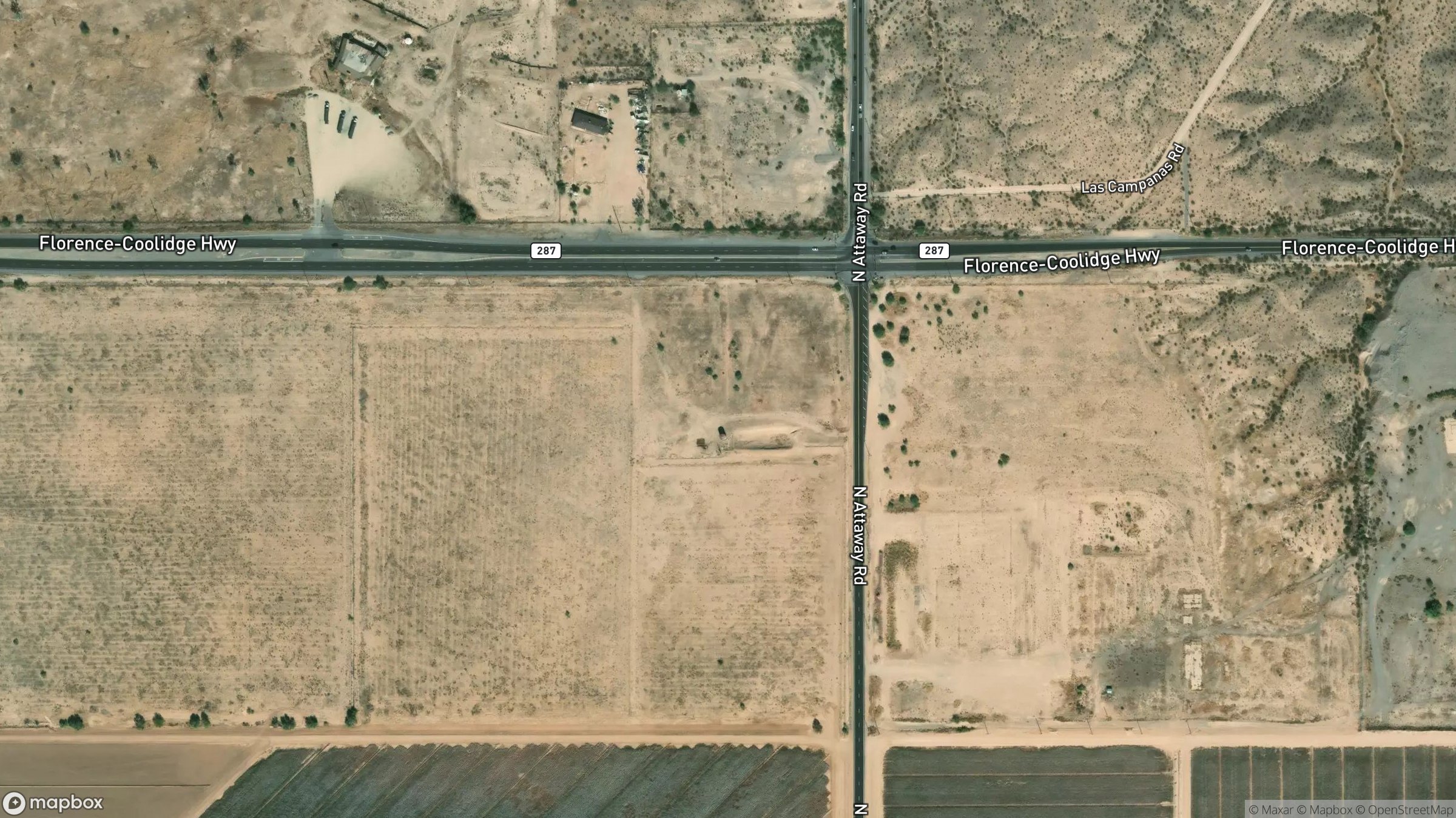 Aerial view of 13325 North Attaway Road