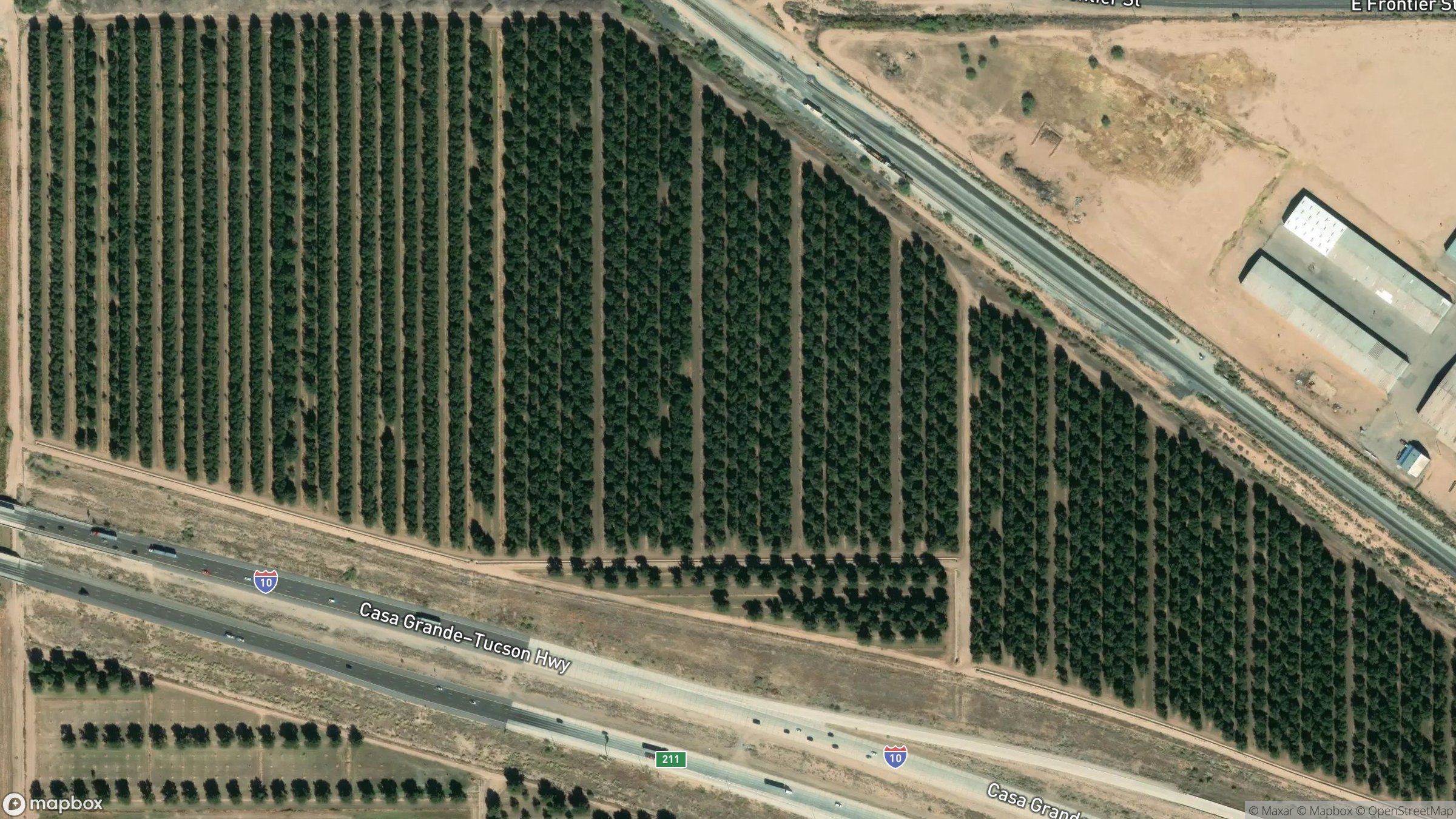 Aerial view of 2001 Milligan Road