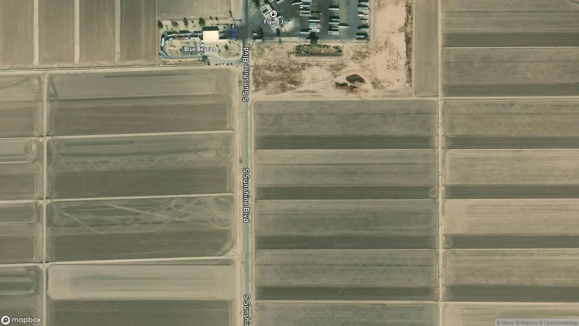Aerial view of 2002 South Sunshine Boulevard