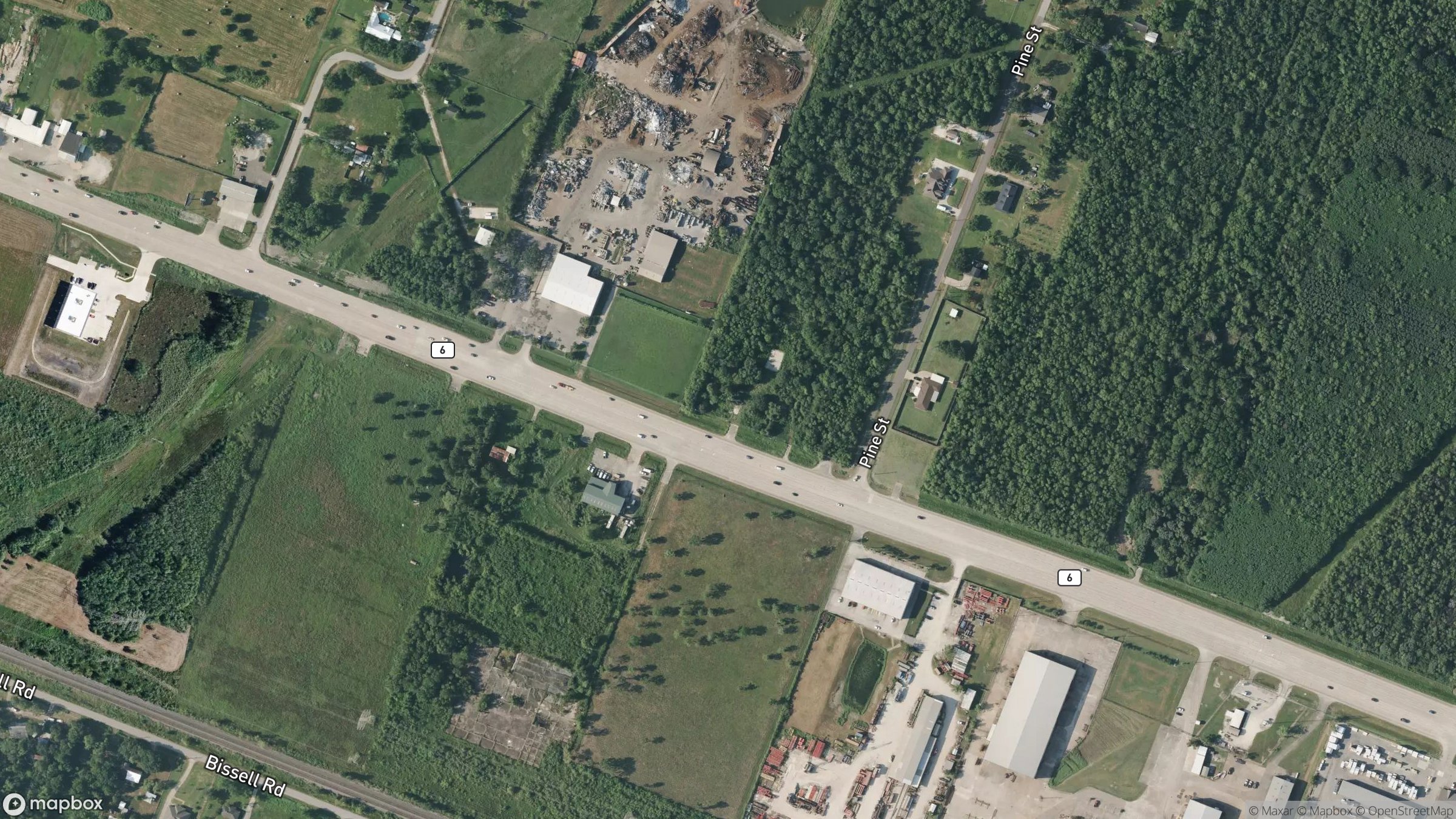 Aerial view of 21103 Hwy 6