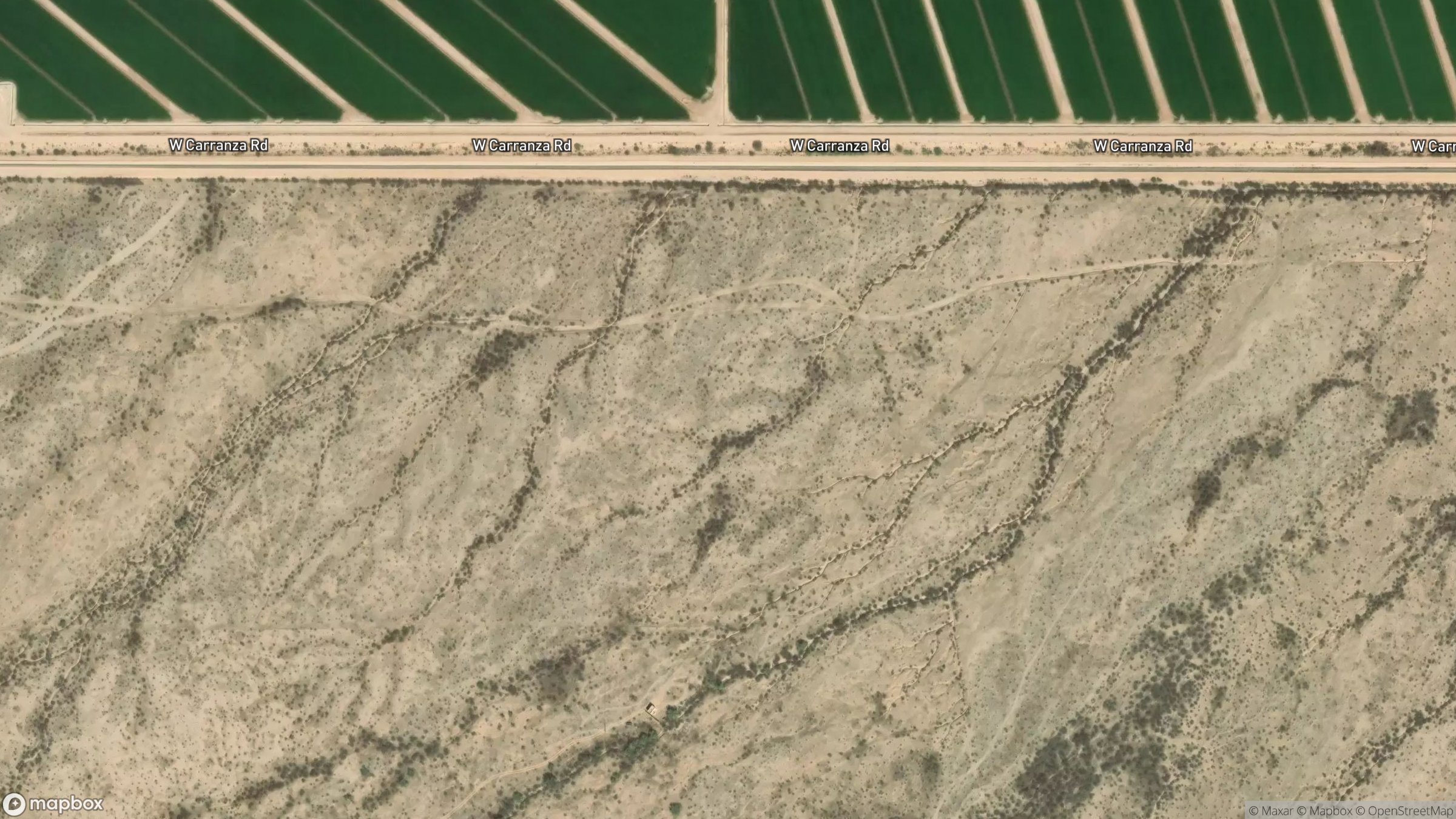 Aerial view of Cougar Lane