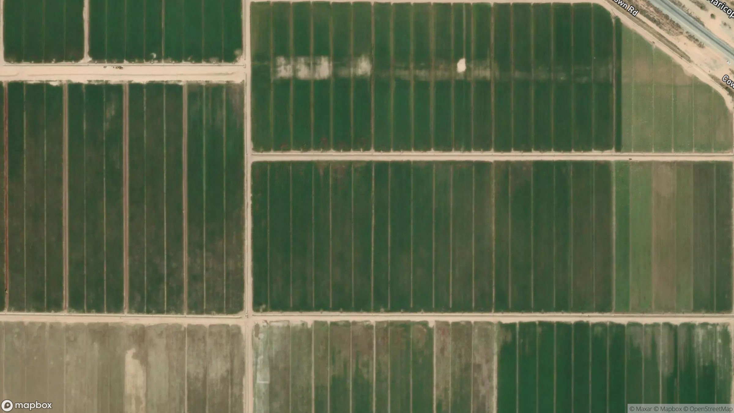 Aerial view of Cowtown Road 14