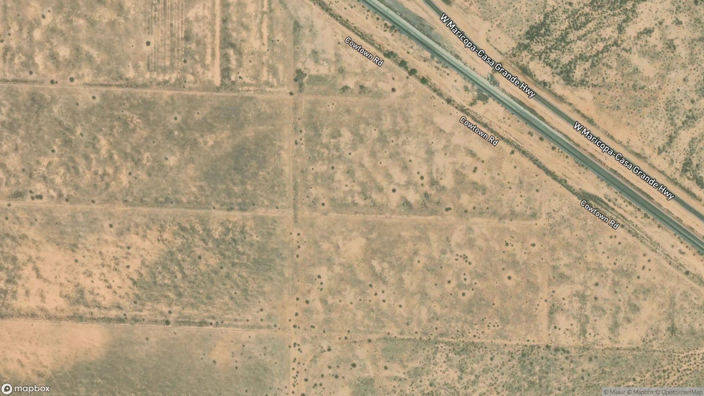 Aerial view of Cowtown Road 17