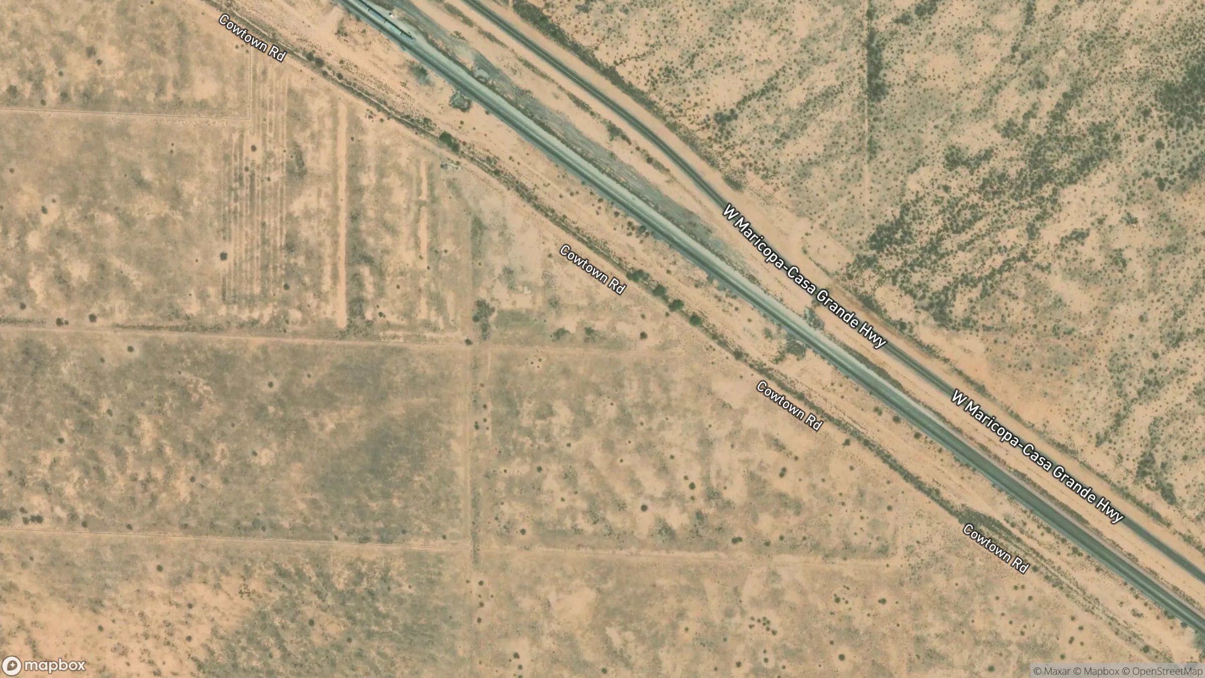 Aerial view of Cowtown Road 19