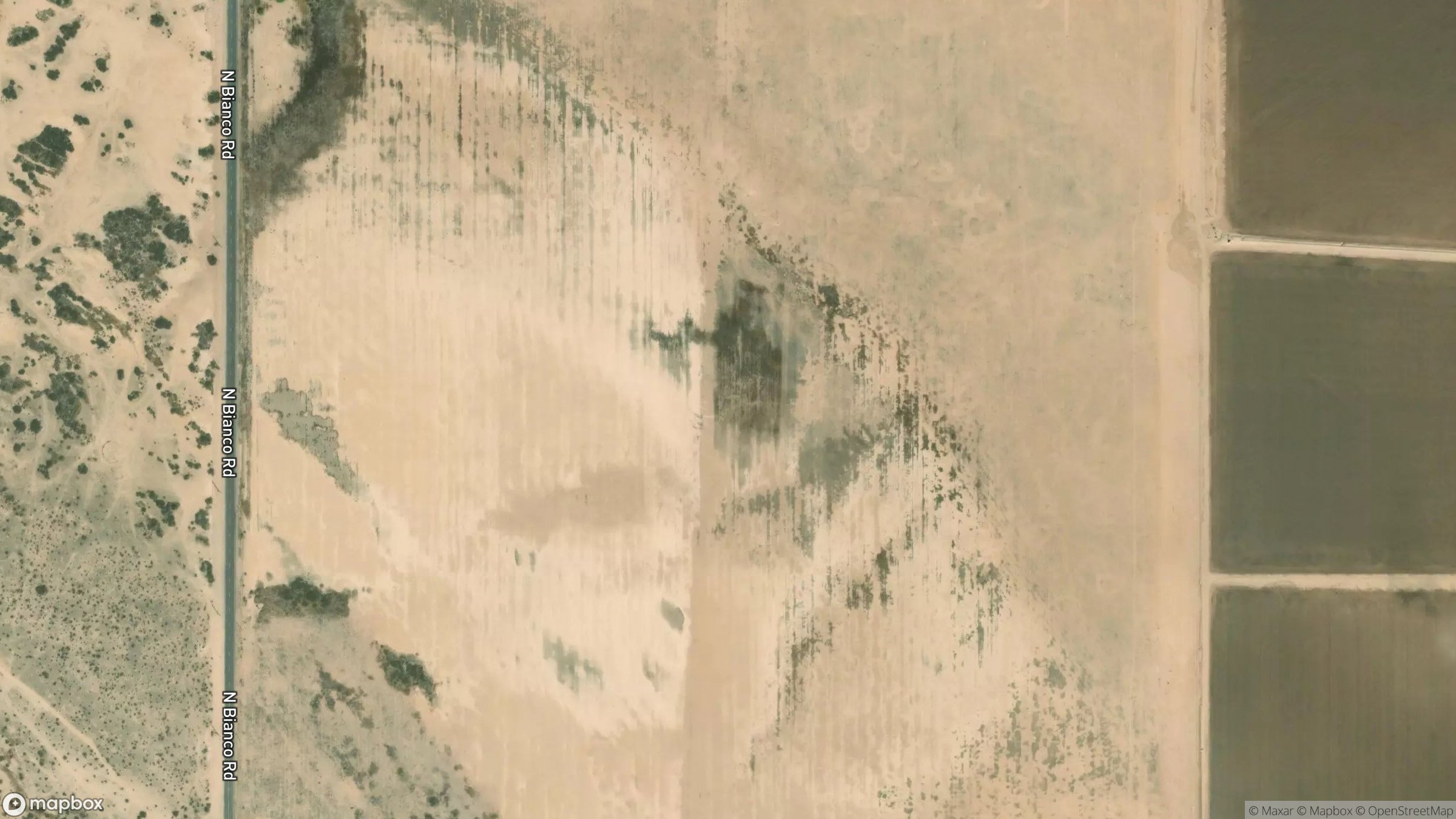 Aerial view of Gila Bend Highway 4